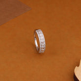 Sparkling Eternity  925  Silver Ring